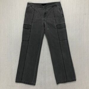The Limited‎ Cargo Pants Women's Size 4 Gray Wash Relaxed Fit
